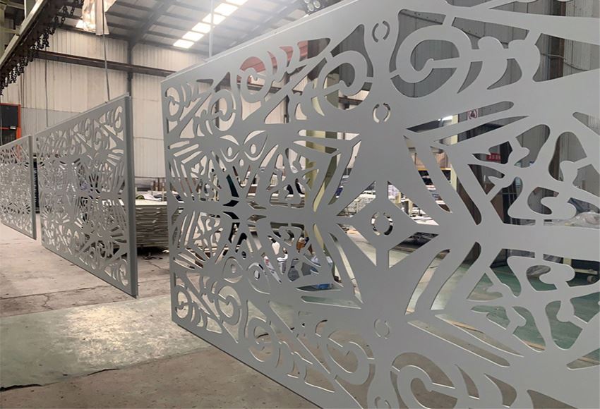aluminum cutting screen