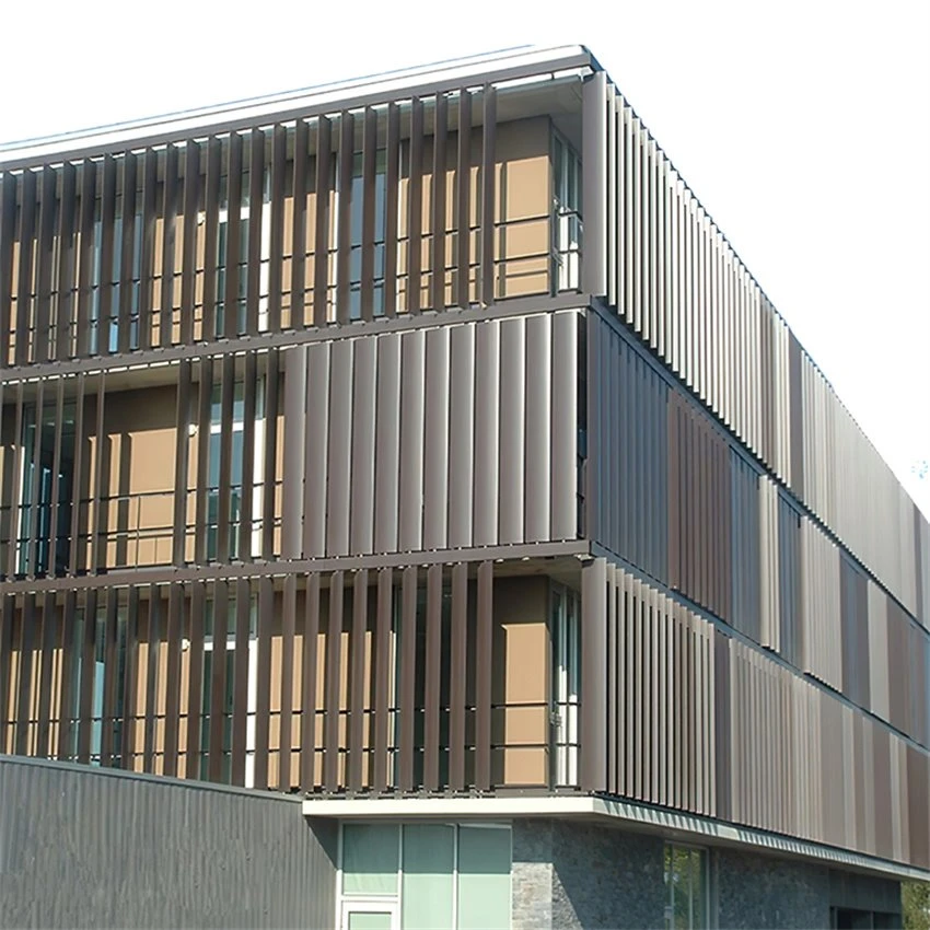 Vaste aluminium lamellen
