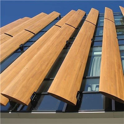 Externe aluminium lamellen en sluiter