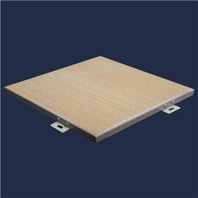 Houten kleur aluminium panelen
