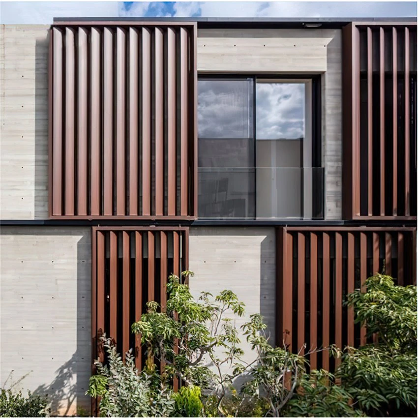Verticale aluminium lamellen