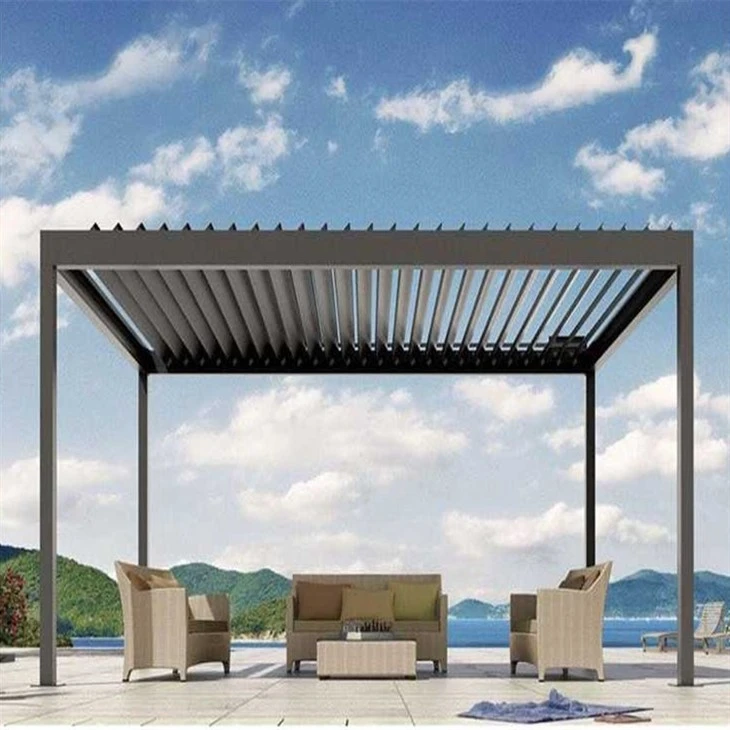 Waterproof Gazebo Awning Garden Motorized Metal Outdoor Louvered Kits Roof System Bioclimatic Aluminum Pergola For Sale Waterproof Gazebo Awning Garden Motorized Metal Outdoor Louvered Kits Roof System Bioclimatic Aluminum Pergola For Sale