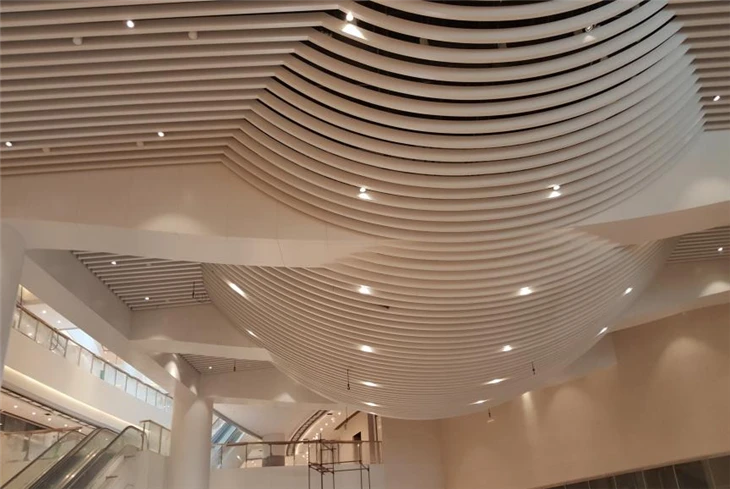 Aluminium geperforeerd stripplafondpaneel 3,0 mm massieve panelen