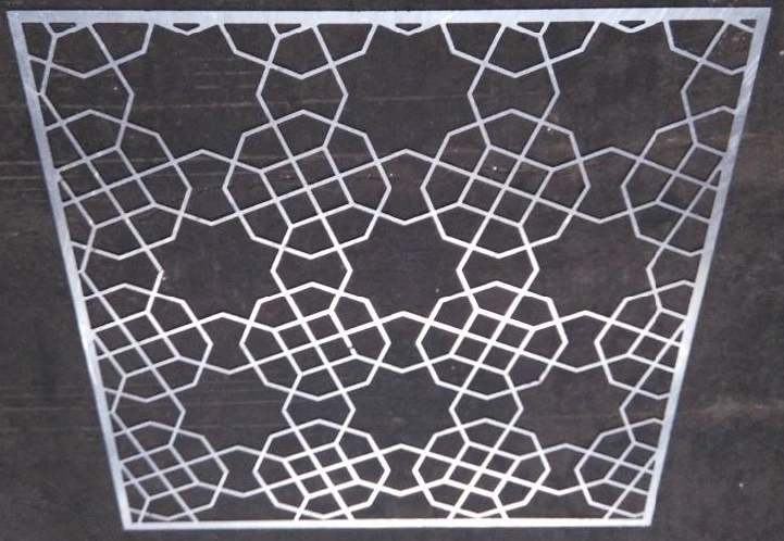 Decoratieve aluminium wanddecoratie