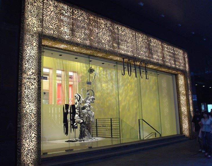 Hoge gebouw buitenmuur speciaal ontwerp bekleding plafond aluminium decoratieve metaal gesneden panelen met aangepast patroon