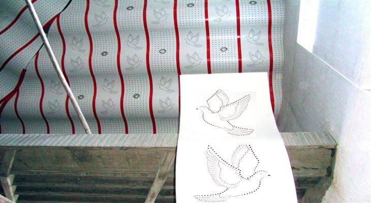 Patroon Artistiek Wanddecor Bekledingspanelen Geperforeerd aluminium plafondpaneel