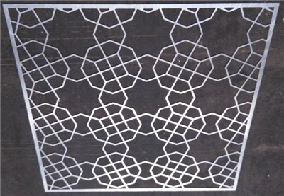 Decoratieve aluminium wanddecoratie