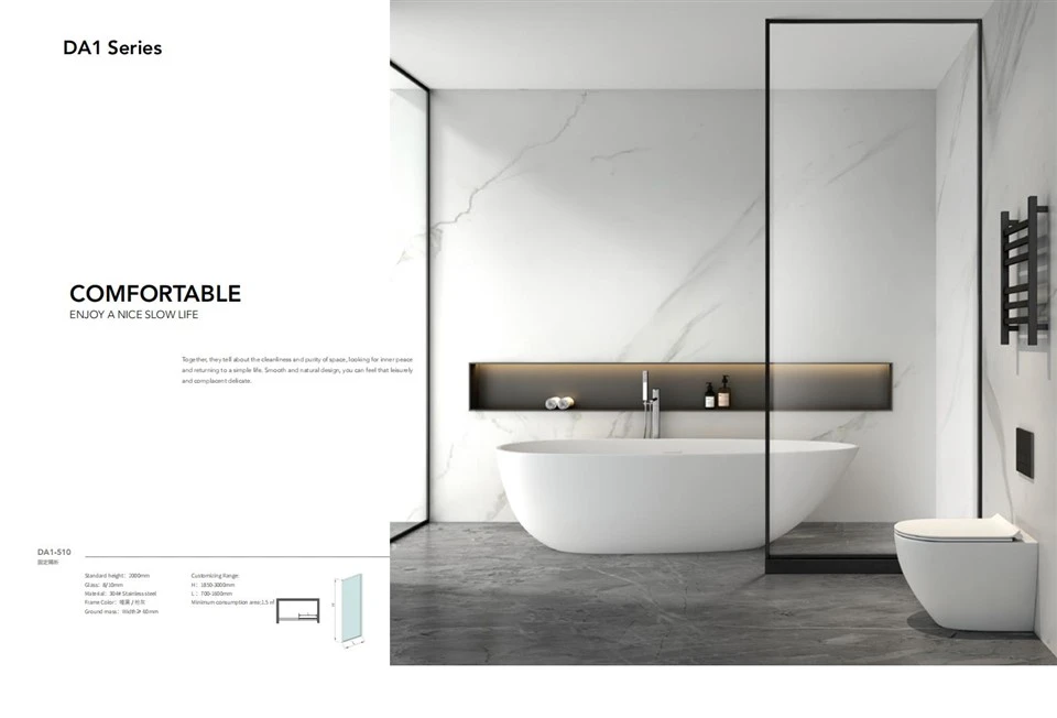 Douche kamer scherm