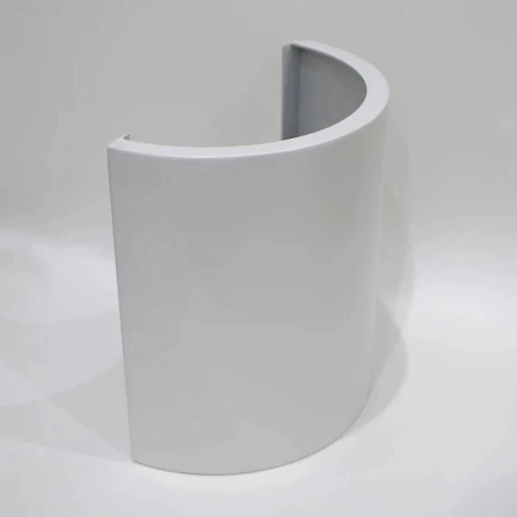 Gebogen aluminium panelen